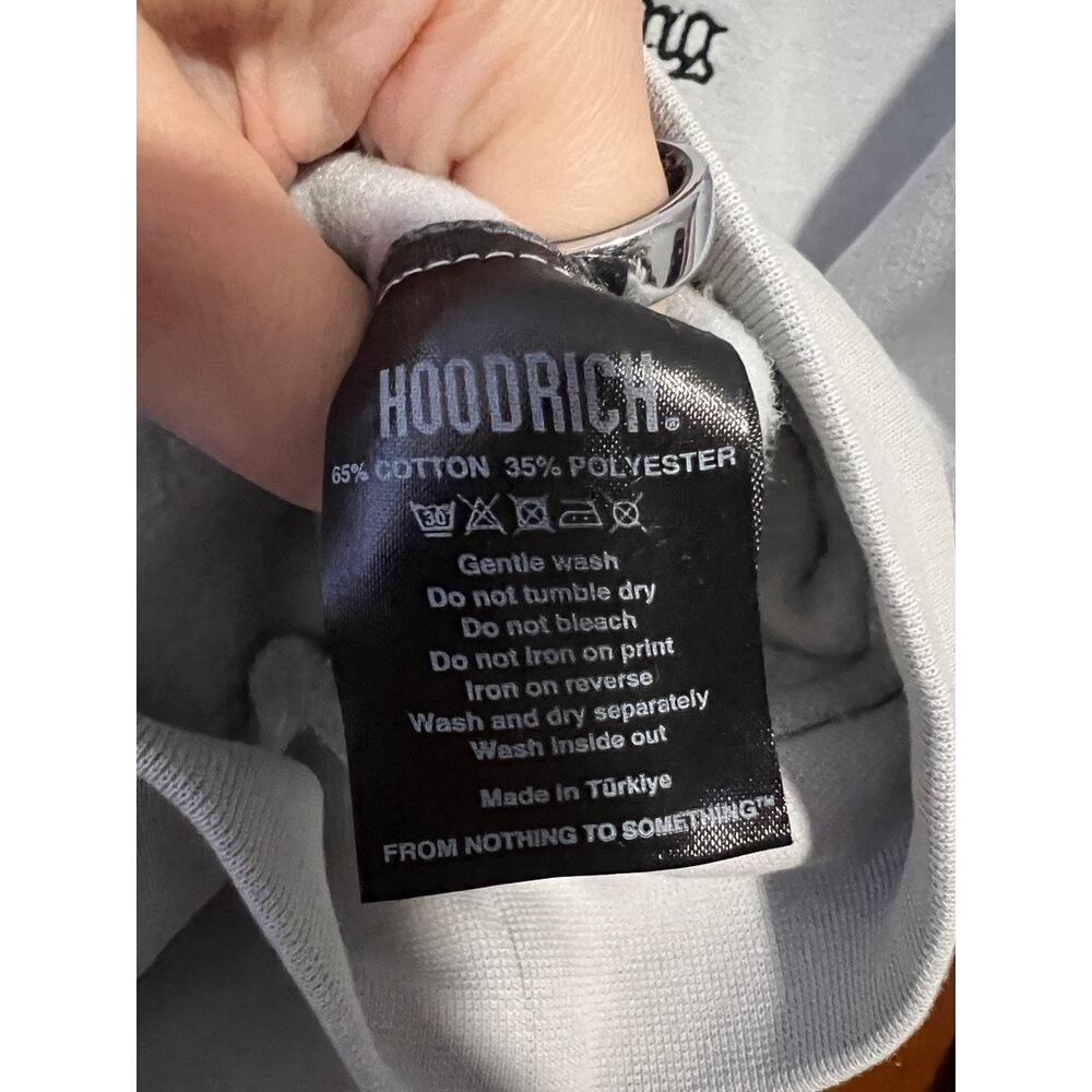 Hoodrich Men's Product Of The Streets Graphic Hoodie Light Gray Pullover Size M - Picture 9 of 12